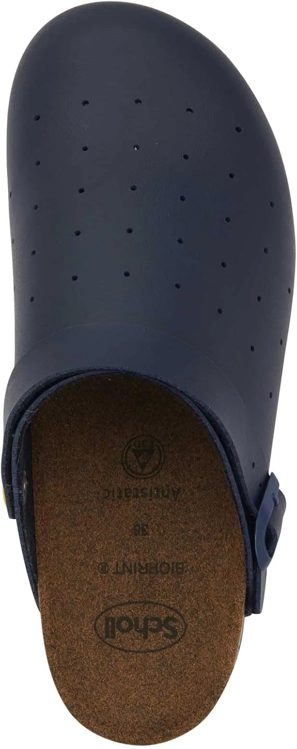 Клоги Scholl Unisex Cork Pro Medical Work Shoe, Blue — фото 3