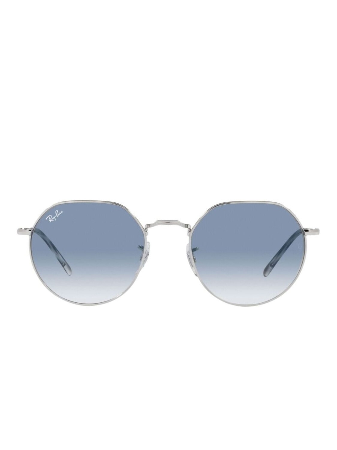 

Ray-Ban солнцезащитные очки Jack в круглой оправе, серебряный