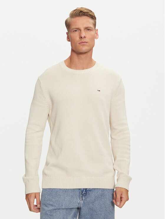 

Облегающий свитер Tommy Jeans, бежевый