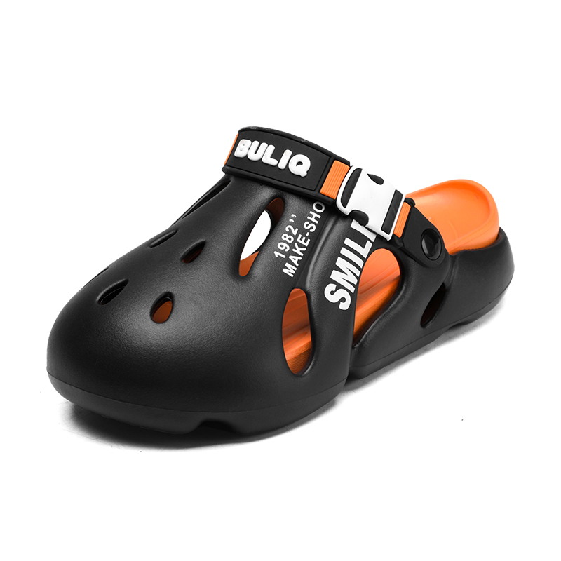 

TONYBEAR Клоги мужские черно-оранжевые, цвет Black Orange