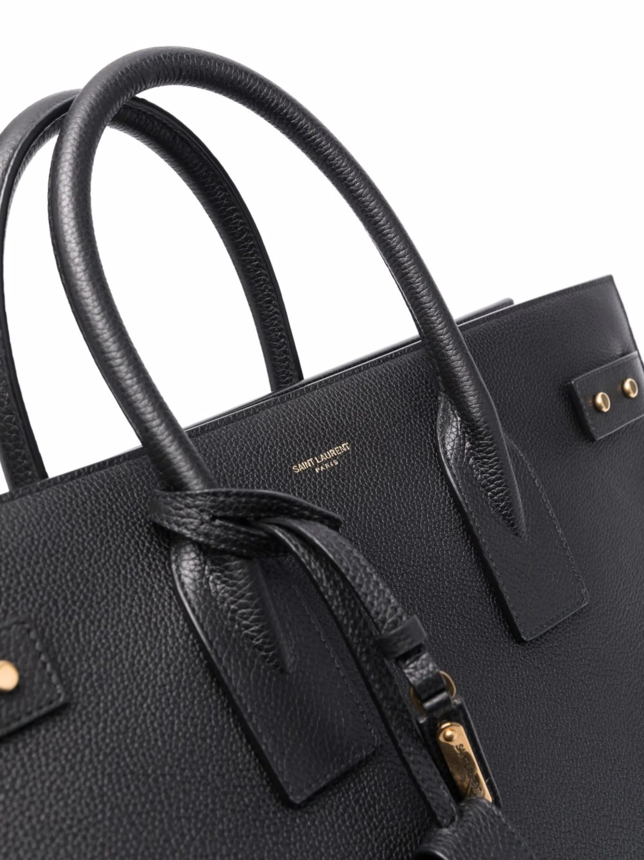 Сумка-тоут Sac Du Jour Saint Laurent, черный — фото 4