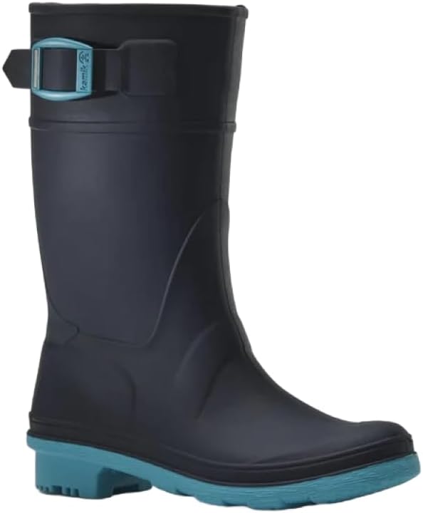 

Детские резиновые сапоги Kamik Raindrops, синий/бирюзовый