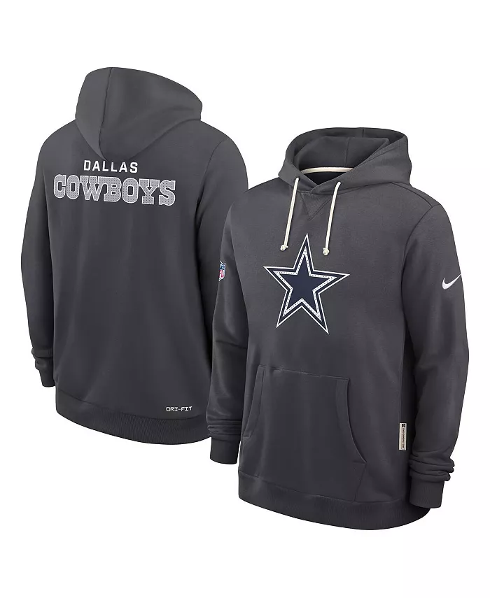 

Мужская антрацитовая толстовка Dallas Cowboys Sideline Standard Issue Initial Home Dri-FIT Nike