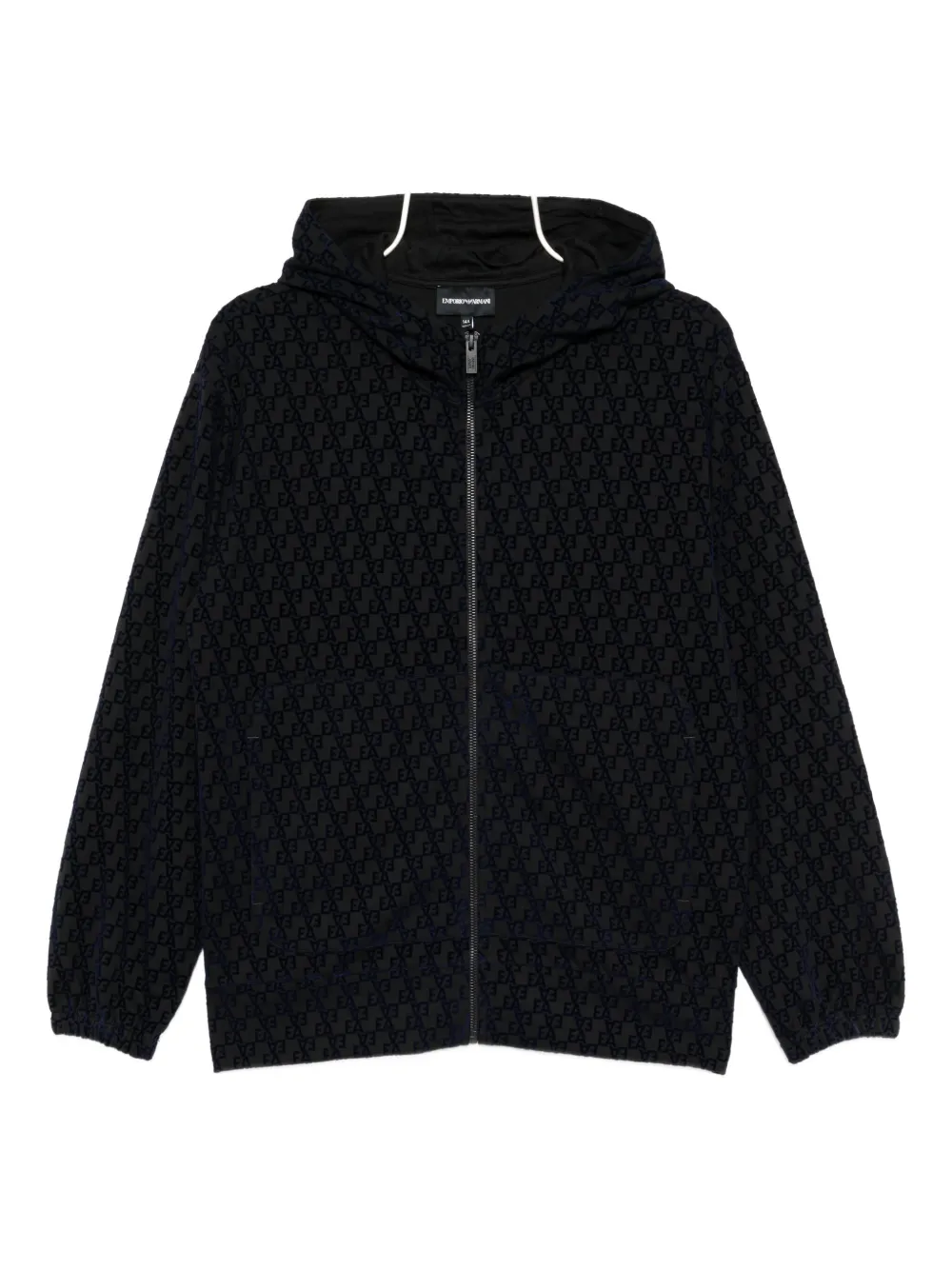 

Куртка с монограммой Emporio Armani Kids, черный