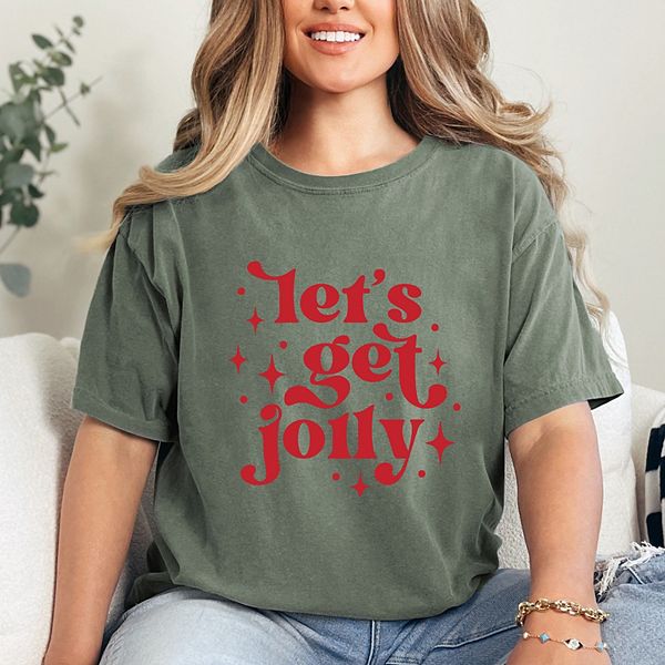 

Футболка Whimsical Let's Get Jolly с эффектом окраски Simply Sage Market, Moss, Зеленый, Футболка Whimsical Let's Get Jolly с эффектом окраски Simply Sage Market, Moss