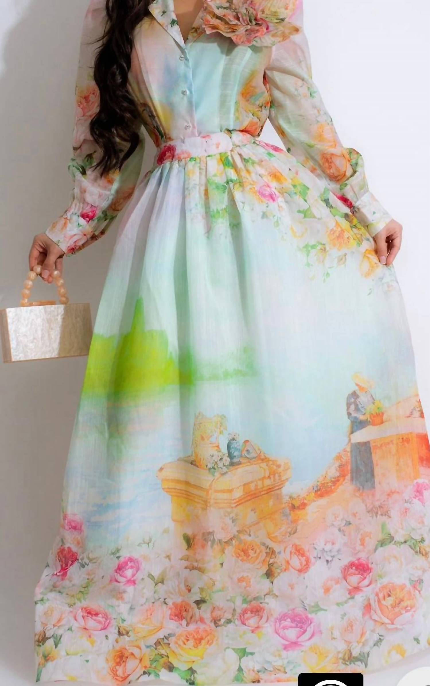 

Весенний цветочный комплект в мульти L'ATISTE