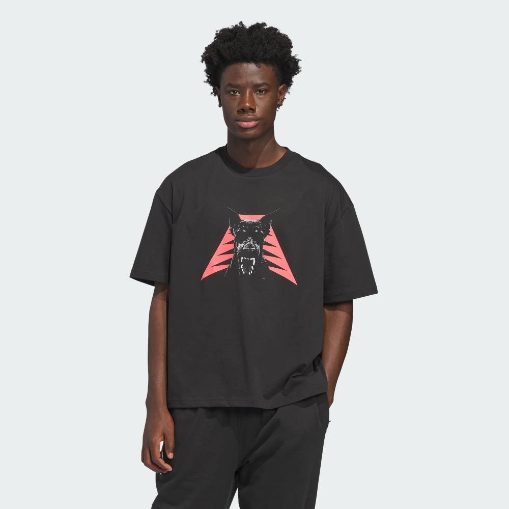 Футболка с коротким рукавом Anthony Edwards Dawg Adidas, black