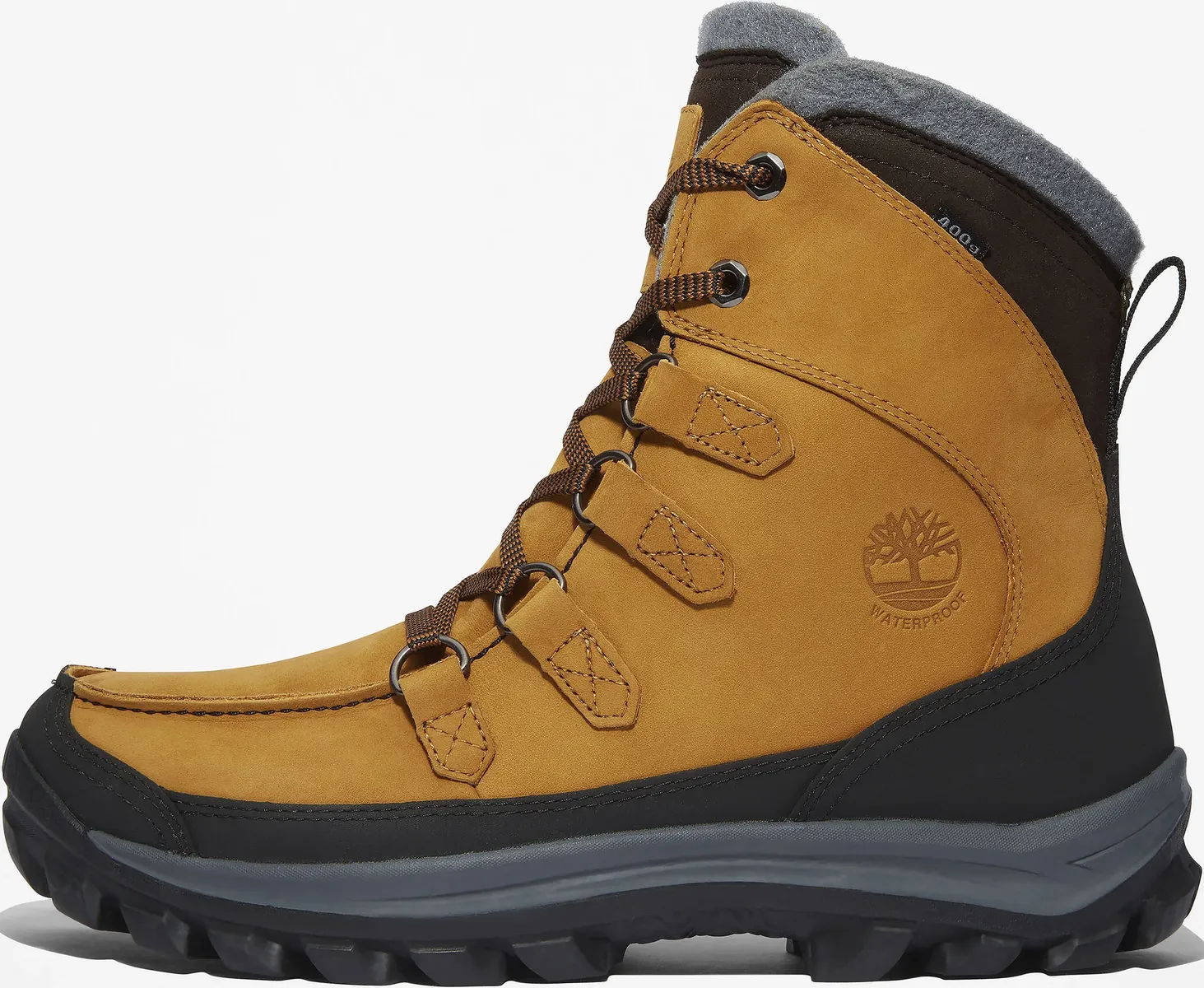 Мужские ботинки Timberland Chillberg Premium на шнуровке водонепроницаемые, горчичный — фото 3