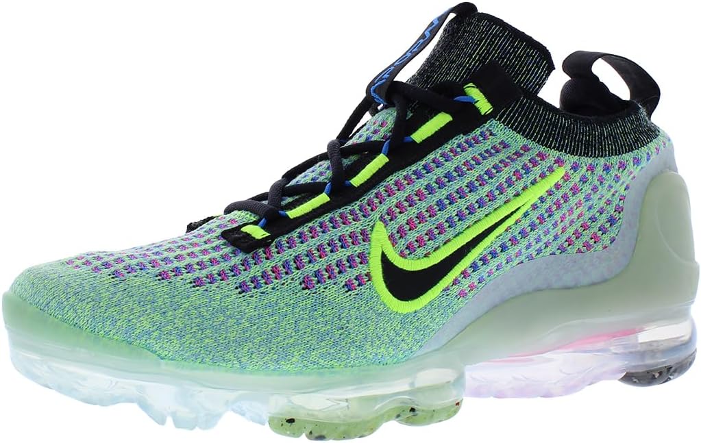 

Кроссовки Nike Boys' Air Vapormax 2021 FK, черный/синий