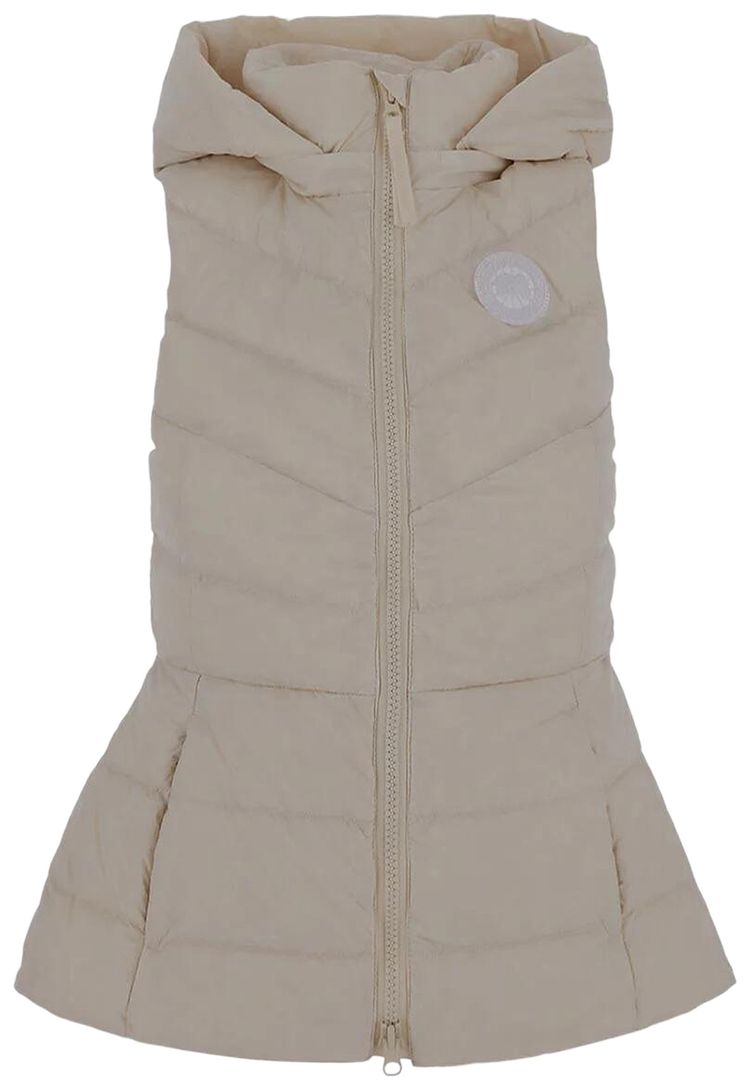 

Жилет Canada Goose Clair с нашивкой и логотипом, кремовый