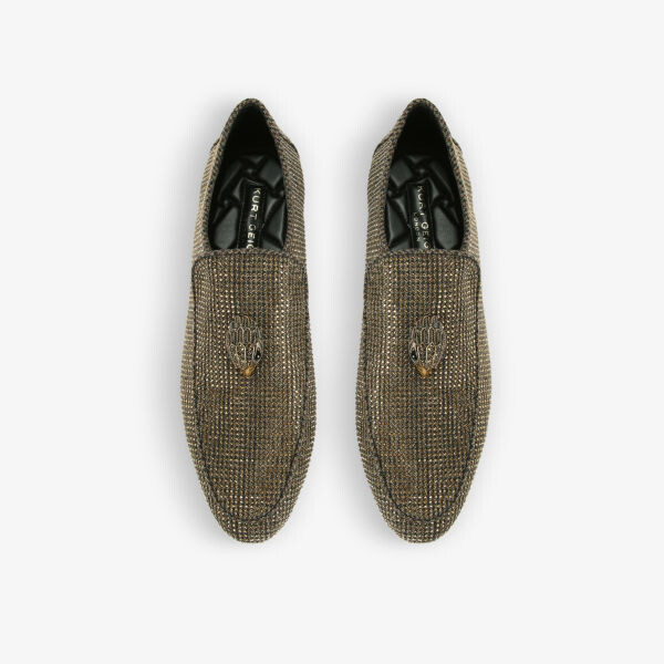 Плетеные лоферы Hugh Eagle с узором «елочка» Kurt Geiger London, коричневый — фото 2