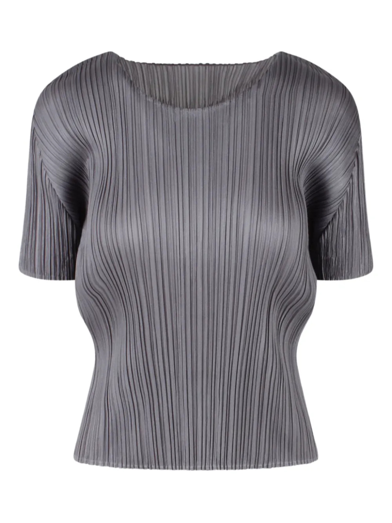 

Плиссированный топ Pleats Please Issey Miyake, серый