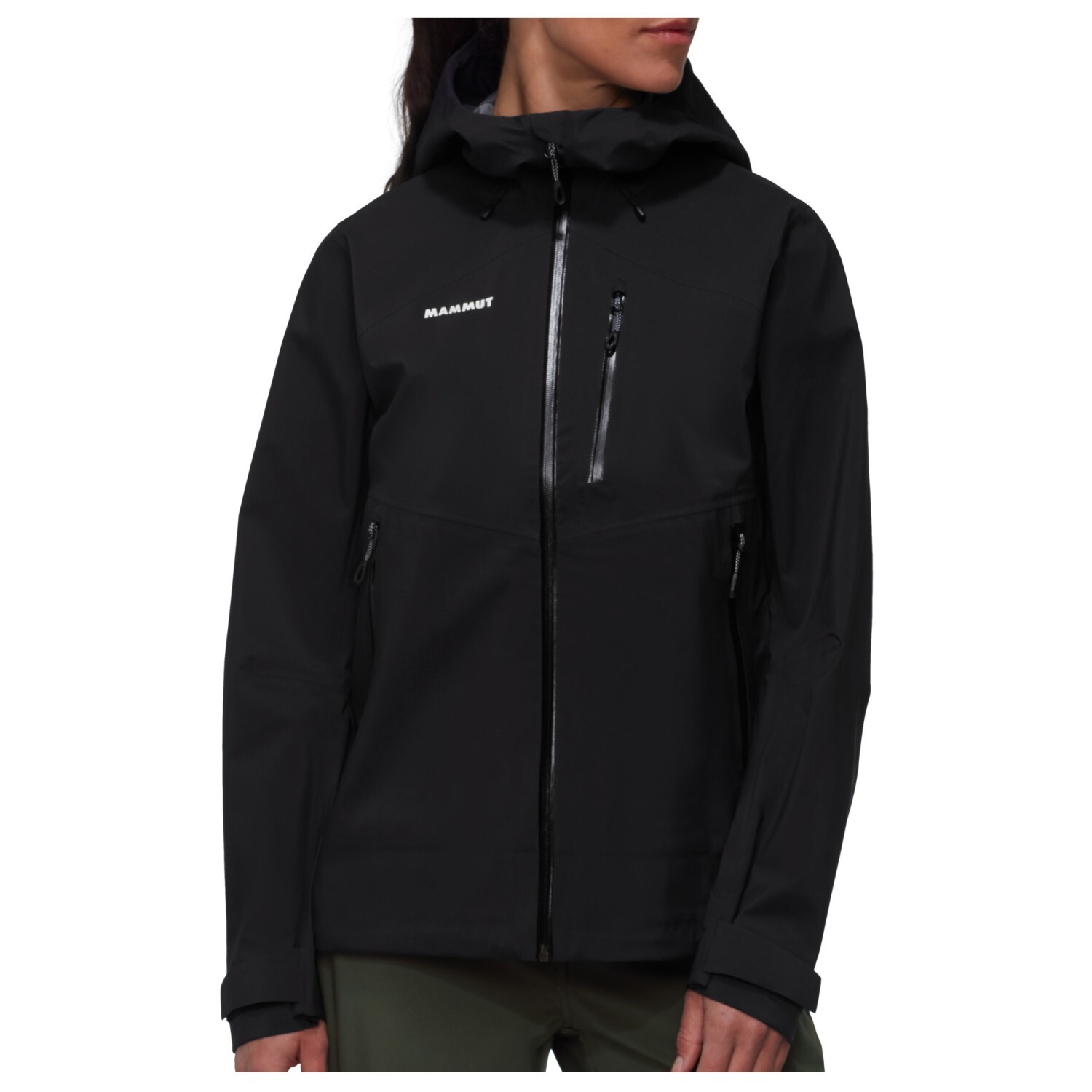 

Дождевик Mammut Women's Alto Guide Hardshell Hooded, черный
