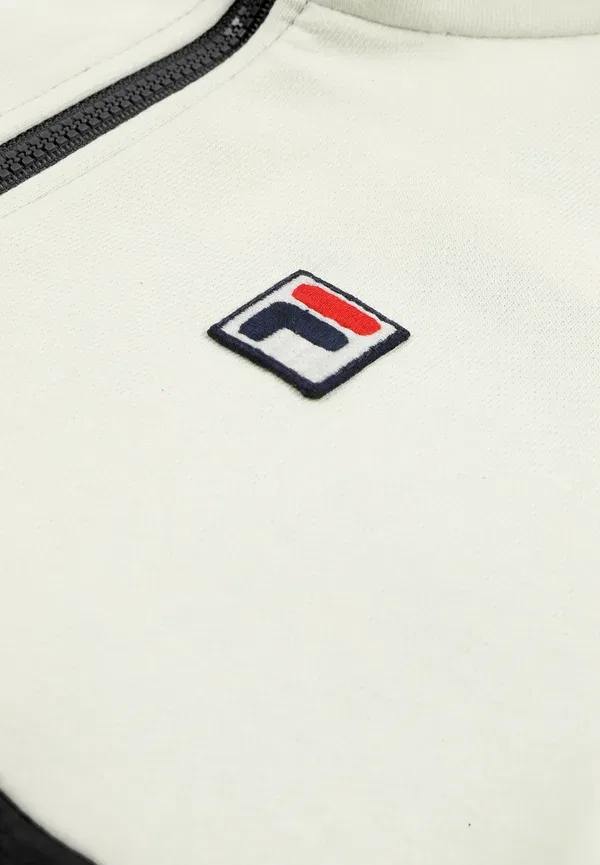 Толстовка Fila Apparel montereggi regular heritage tape track zip up sweatshirt, черно-белый — фото 3