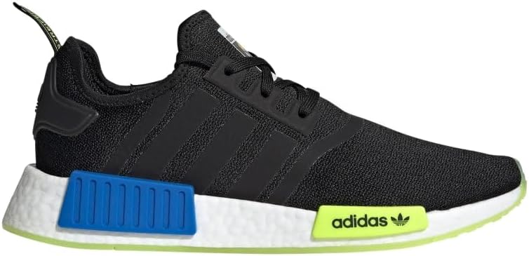 

Мужские кроссовки adidas NMDR1, цвет: черный/лайм