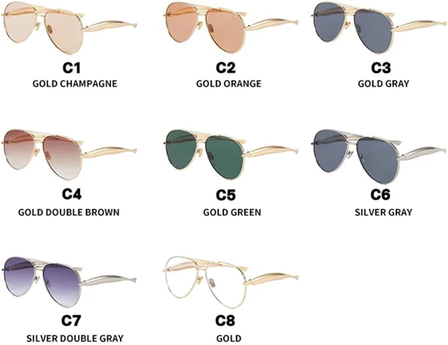 

Солнцезащитные очки UV400 с градиентной расцветкой в ​​стиле «металлик-панк» для женщин и мужчин, для бега и занятий спортом на открытом воздухе UYPTK, Gold Black