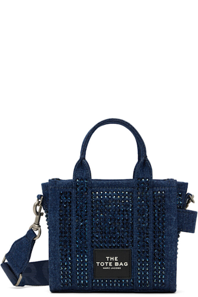 

Синяя сумка-тоут «The Crystal Denim Crossbody» Marc Jacobs