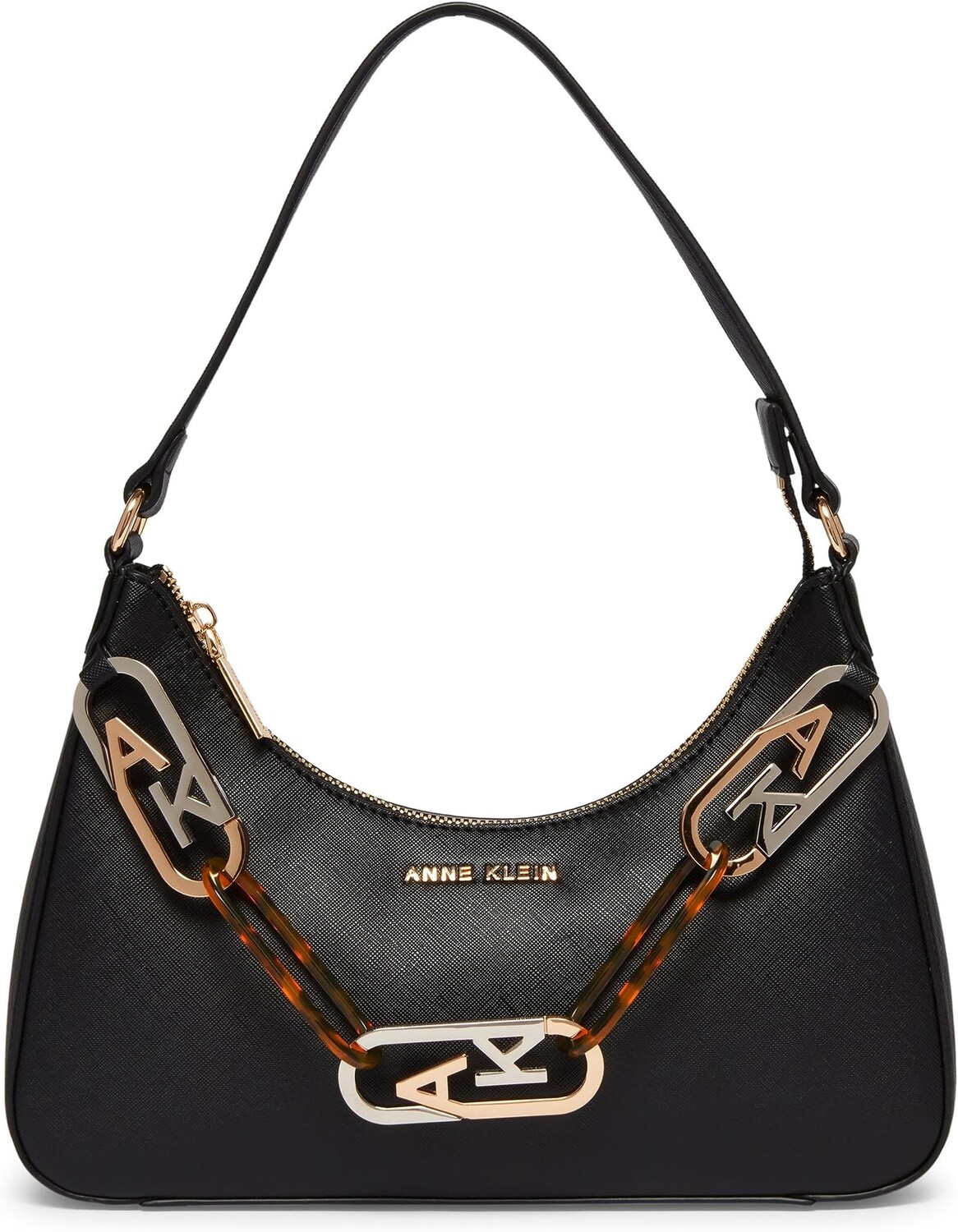 

Сумка Anne Klein Convertible Shoulder Bag with Mixed Links, черный