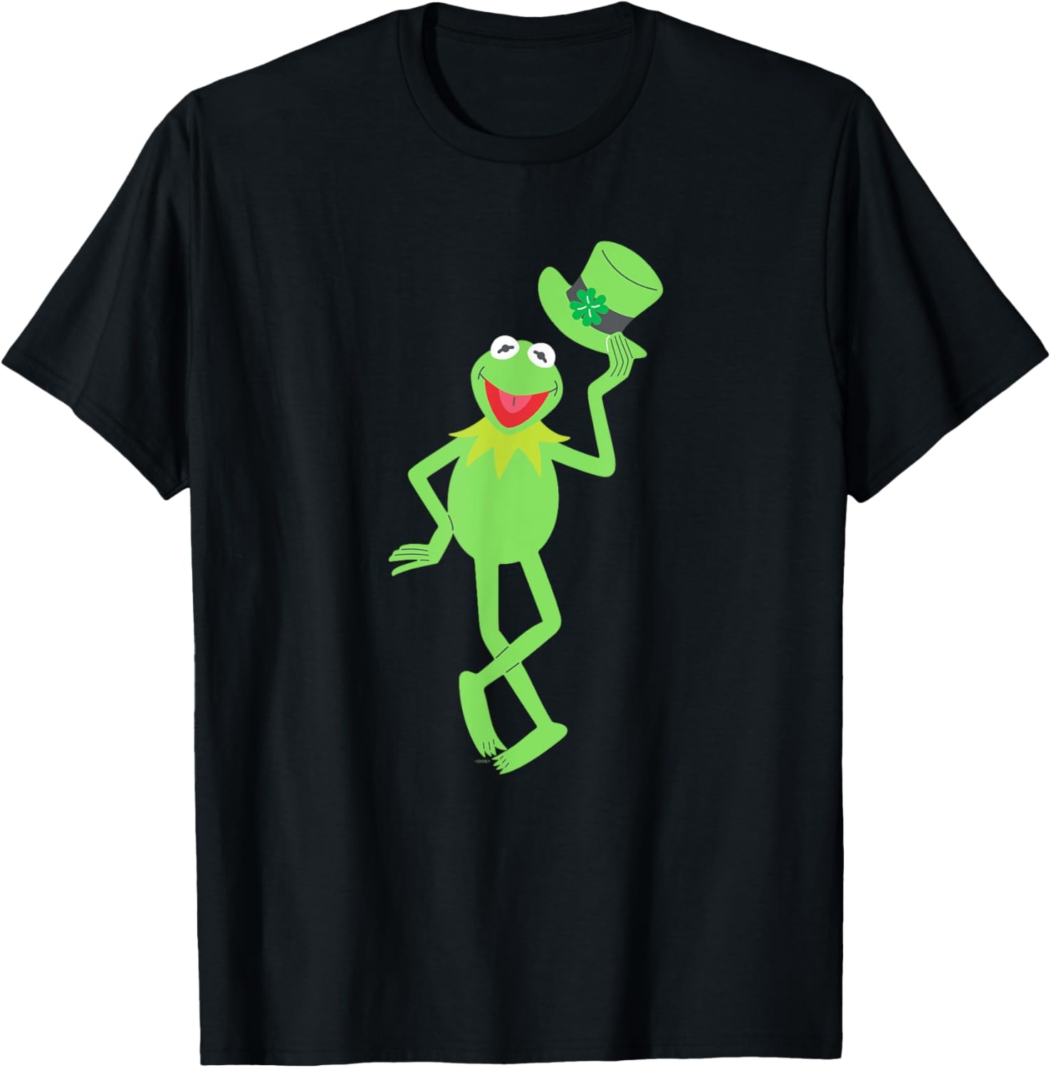 

Футболка Disney Muppets Frog Kermit ко Дню Святого Патрика, черная
