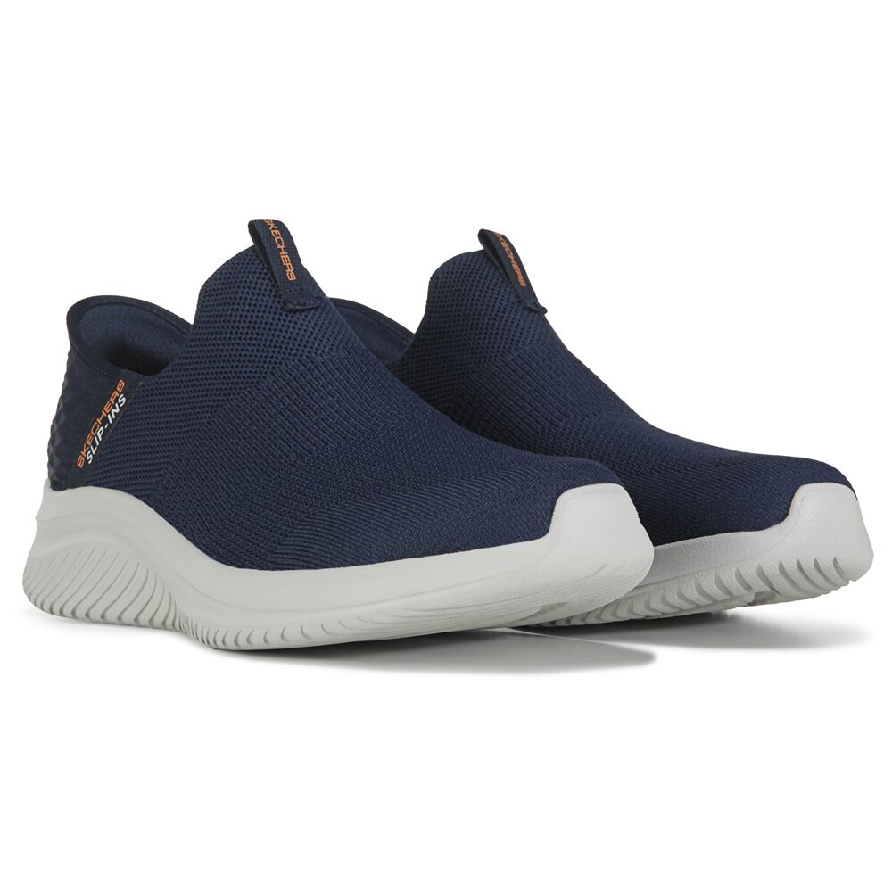 

Мужские слипоны Ultra Flex 3.0 Smooth Step средней/широкой обуви Skechers, синий