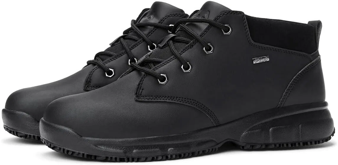 Мужские прогулочные кроссовки Fila Memory Mike Mid SR, Black Metallic Silver — фото 2