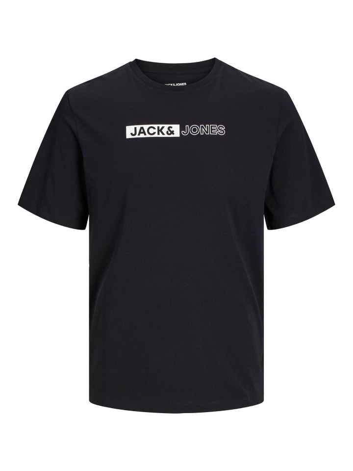 

Футболка JACK & JONES PLUS, черный
