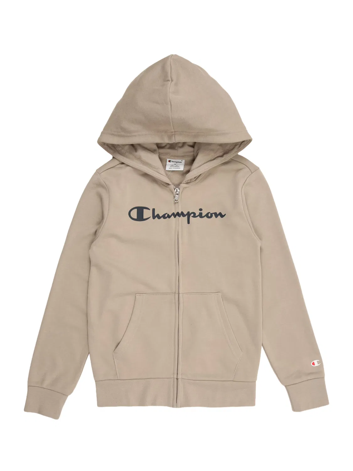 Толстовка на молнии Champion кремового цвета
