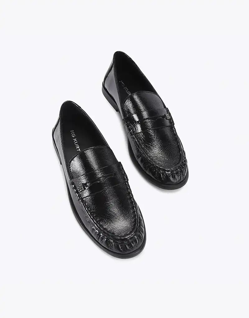 Туфли KG Kurt Geiger Mae на плоской подошве из черной кожи — фото 2