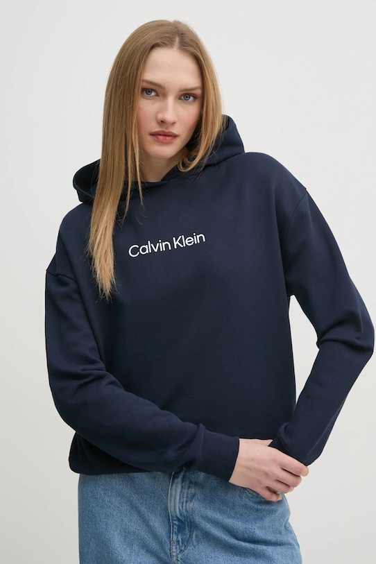 

Хлопковая толстовка Calvin Klein, темно-синий