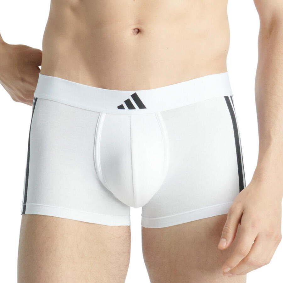 ADIDAS Мужские шорты/брюки в стиле ретро - упаковка из 6 шт., Active Flex Cotton, 3 полоски — фото 2