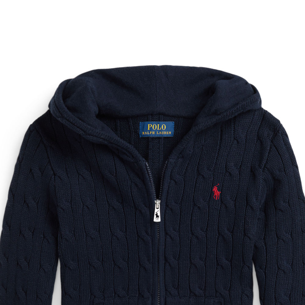 Свитер FW24 Темно-синий детский Polo Ralph Lauren — фото 4