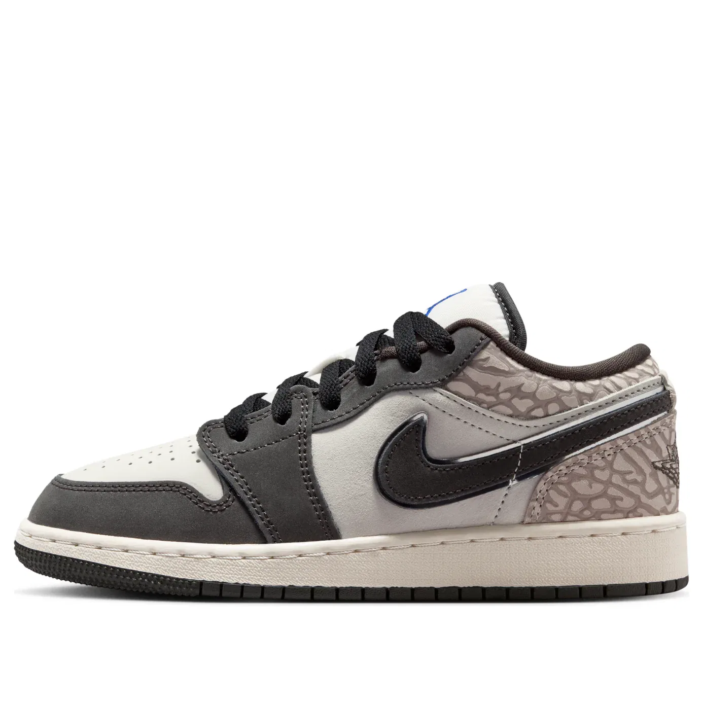 Кроссовки Air Jordan 1 Low SE 'Sail Deep Pewter Elephant Print' IU2269-100, белый