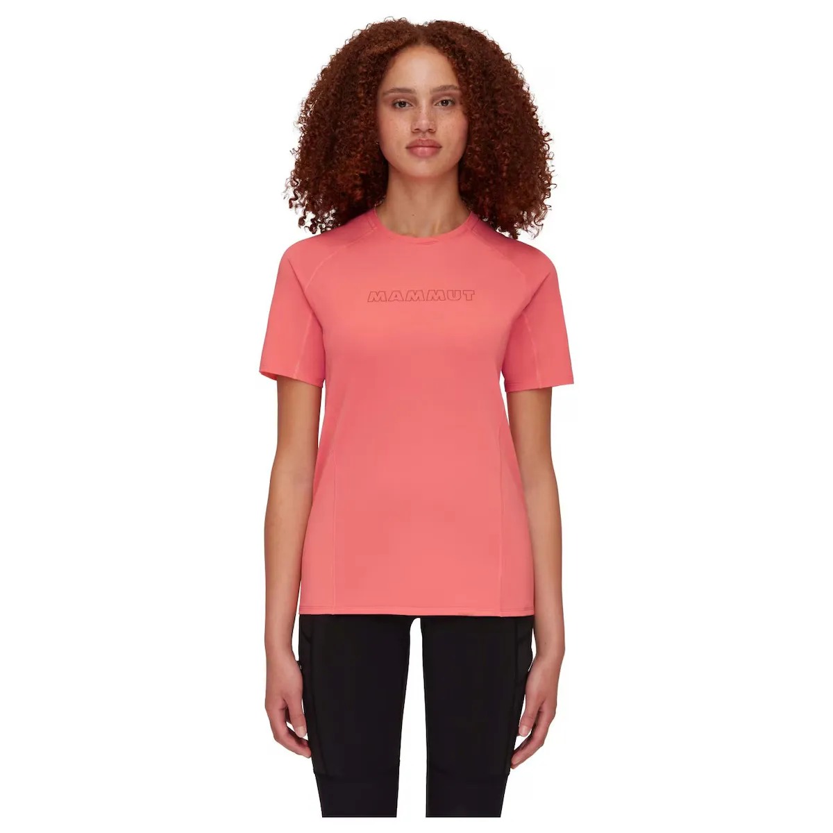

Женская горная футболка SELUN FL LOGO Mammut, цвет Rosa pastel