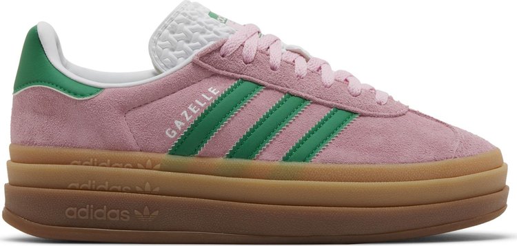 Кроссовки Wmns Gazelle Bold 'True Pink Green', розовый