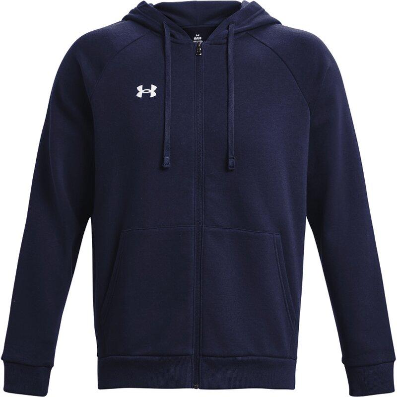 

Толстовка с капюшоном ua rival флис fz hoodie Under Armour, синий