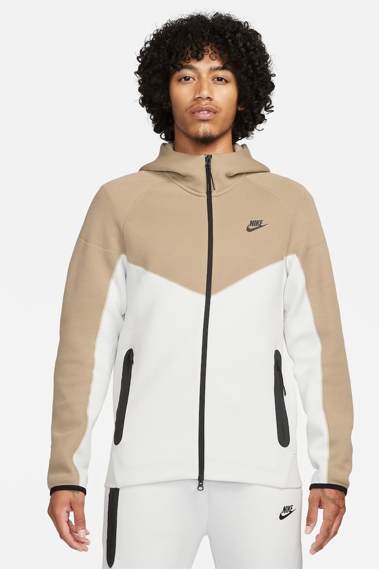 

Толстовка для спортзала из хлопка на молнии Nike, белый