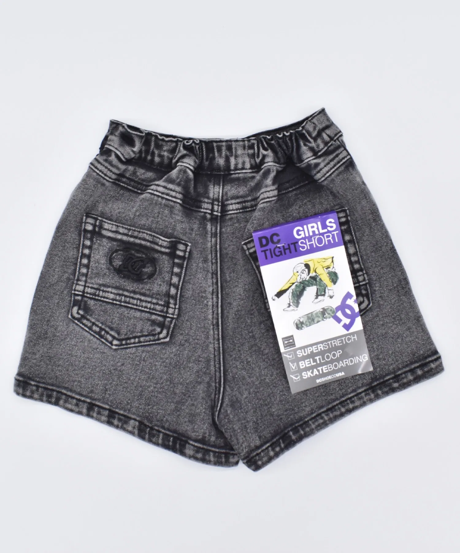 Детские джинсовые шорты DC KD GS TIGHT SHORT — фото 2