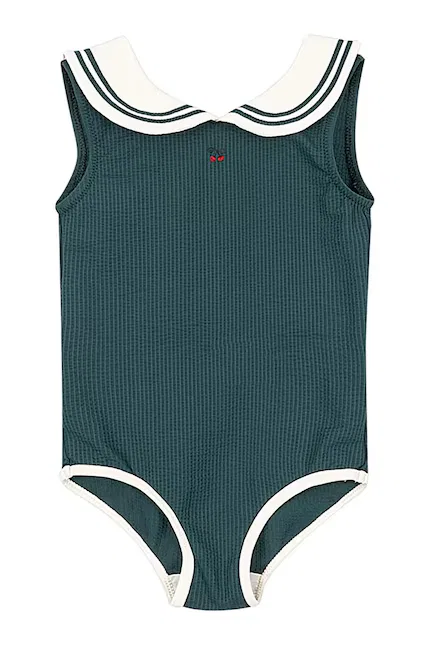 Купальник детский цельный SAILOR SWIMSUIT Konges Sløjd, зеленый — фото 2