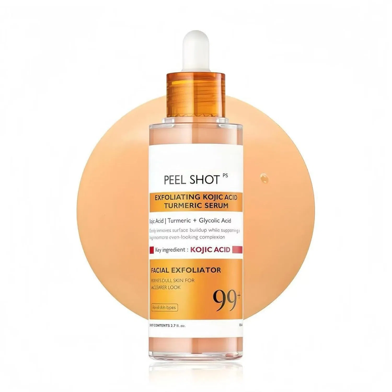 Сыворотка Neksong — Отшелушивающая ампула Drmelaxinn Peel Shot с куркумой, , Turmeric, 80 мл