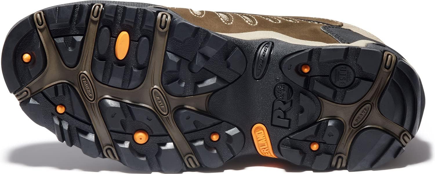 Timberland PRO мужские Mudslinger Mid Waterproof шнурованные модные кроссовки, Brown — фото 4