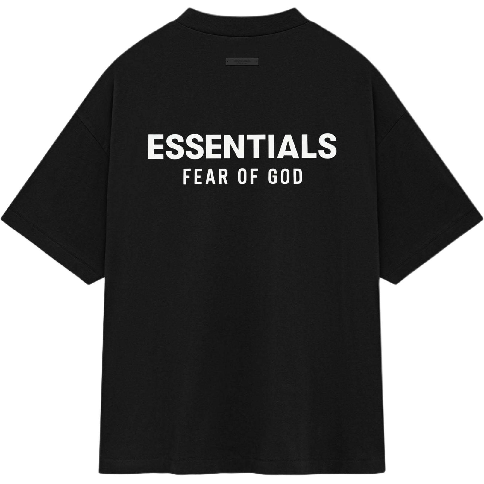 

Jersey Crewneck T Shirt Fear Of God Essentials, черный