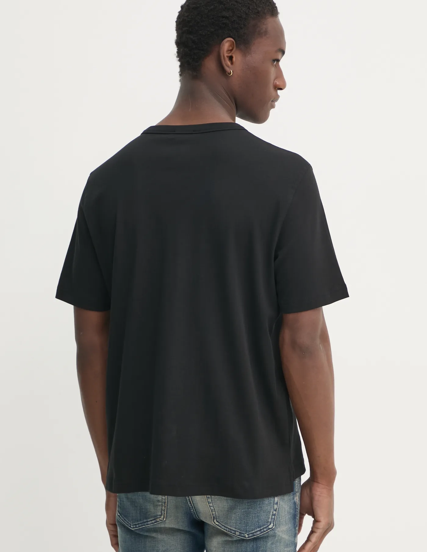 Футболка T-ADJUST-SLITS-R17 ФУТБОЛКА Diesel, черный — фото 4