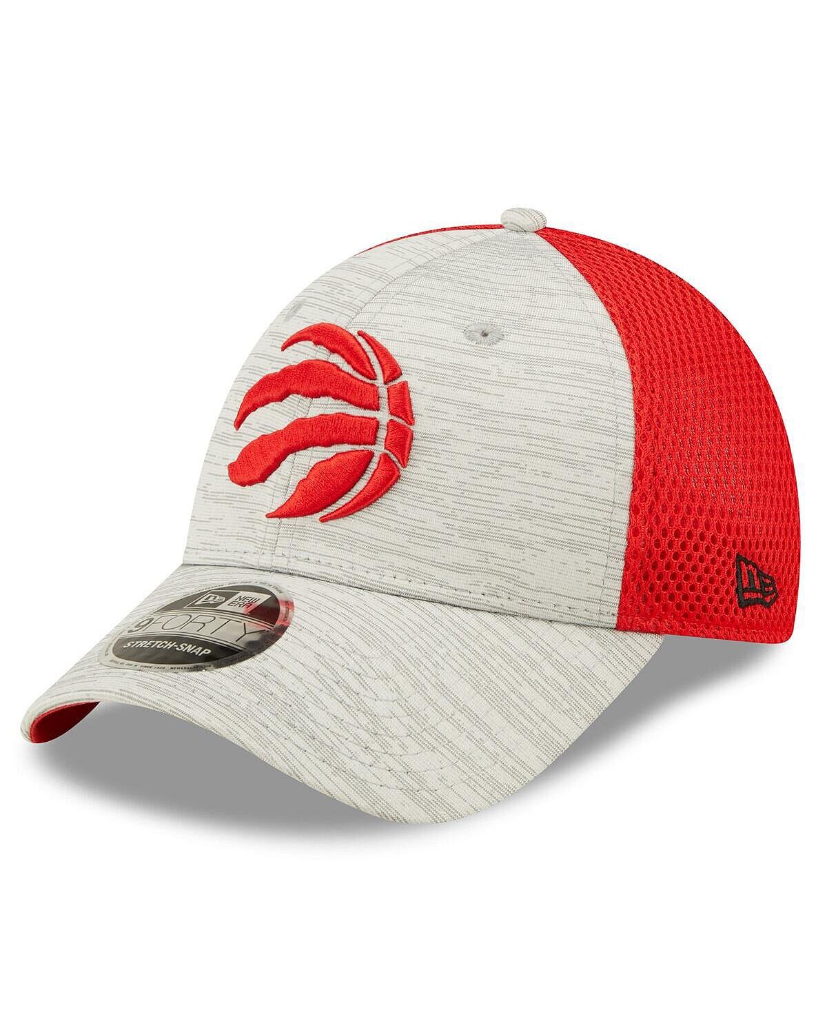 

Мужская серо-красная кепка Toronto Raptors Active 9FORTY Snapback New Era