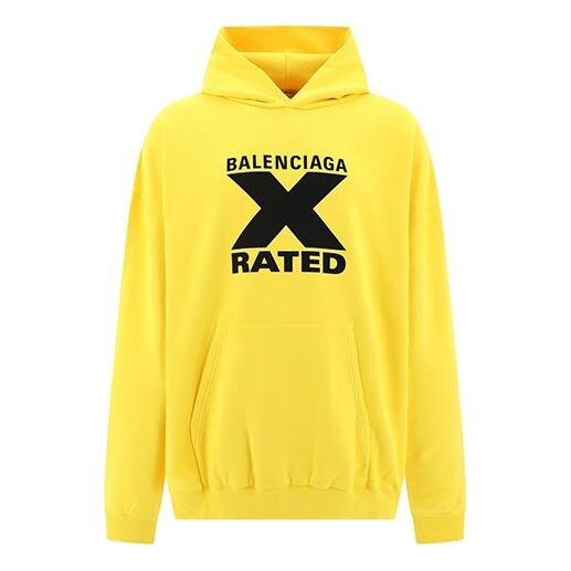 

Толстовка balenciag ss20 x-rated men's Balenciaga, желтый