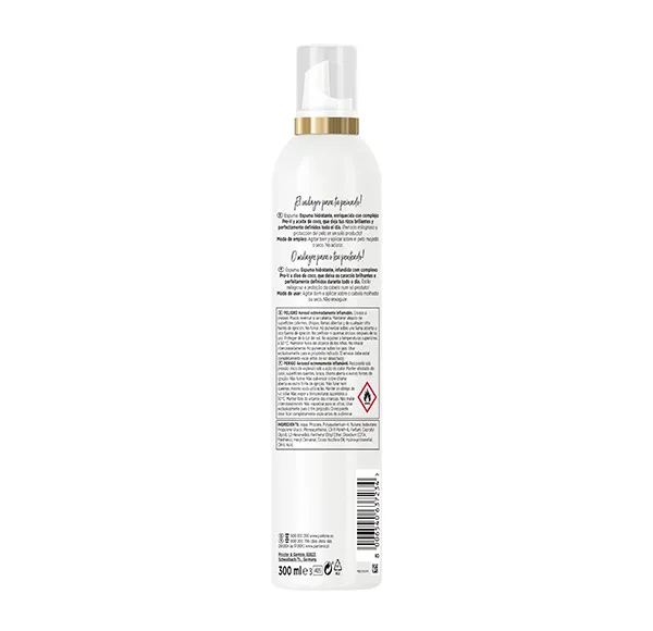 Питательная пена фиксации Rizos Definidos Pantene, 300 ml — фото 2