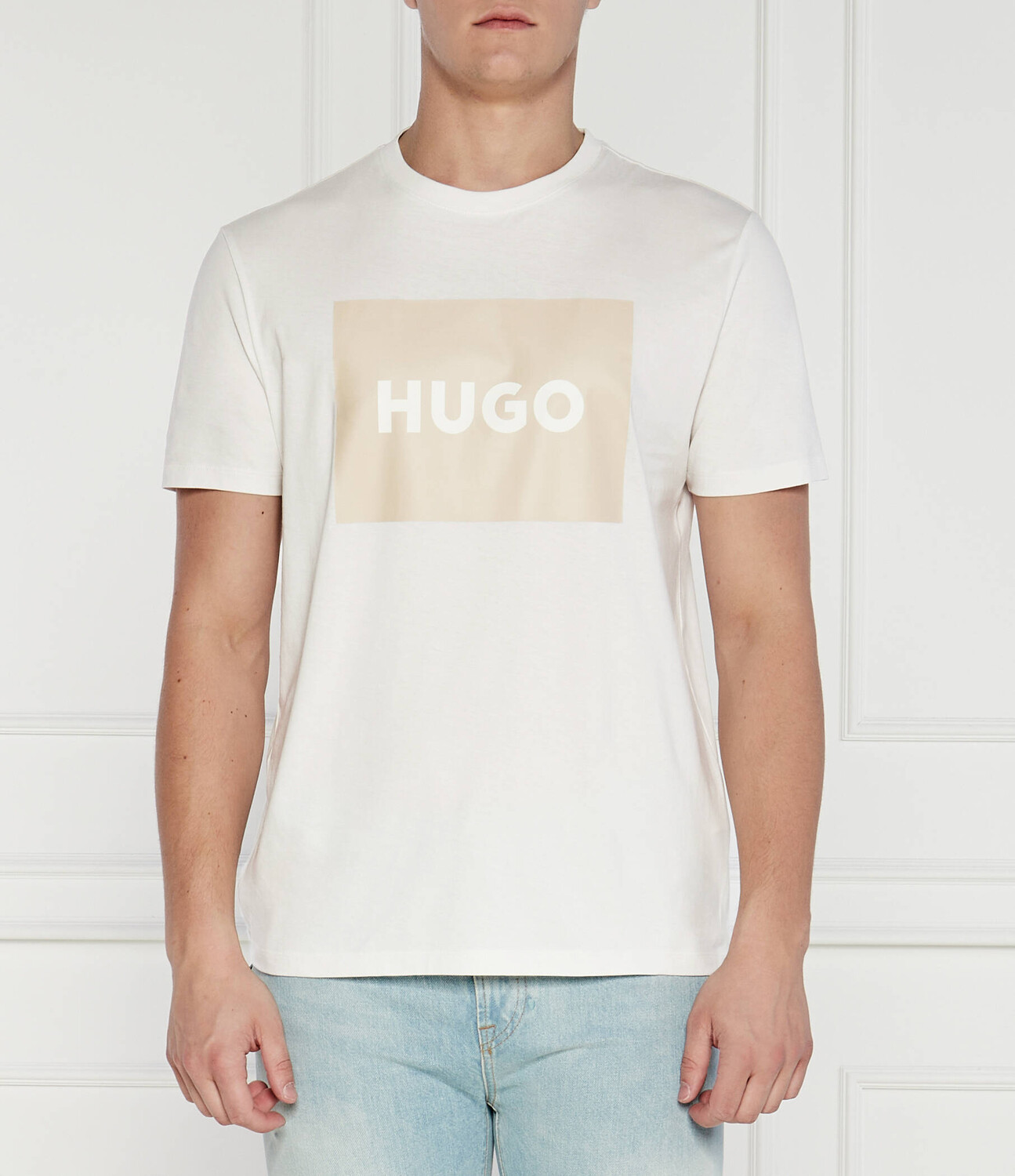 

Футболка HUGO Dulive222 Regular Fit, белый