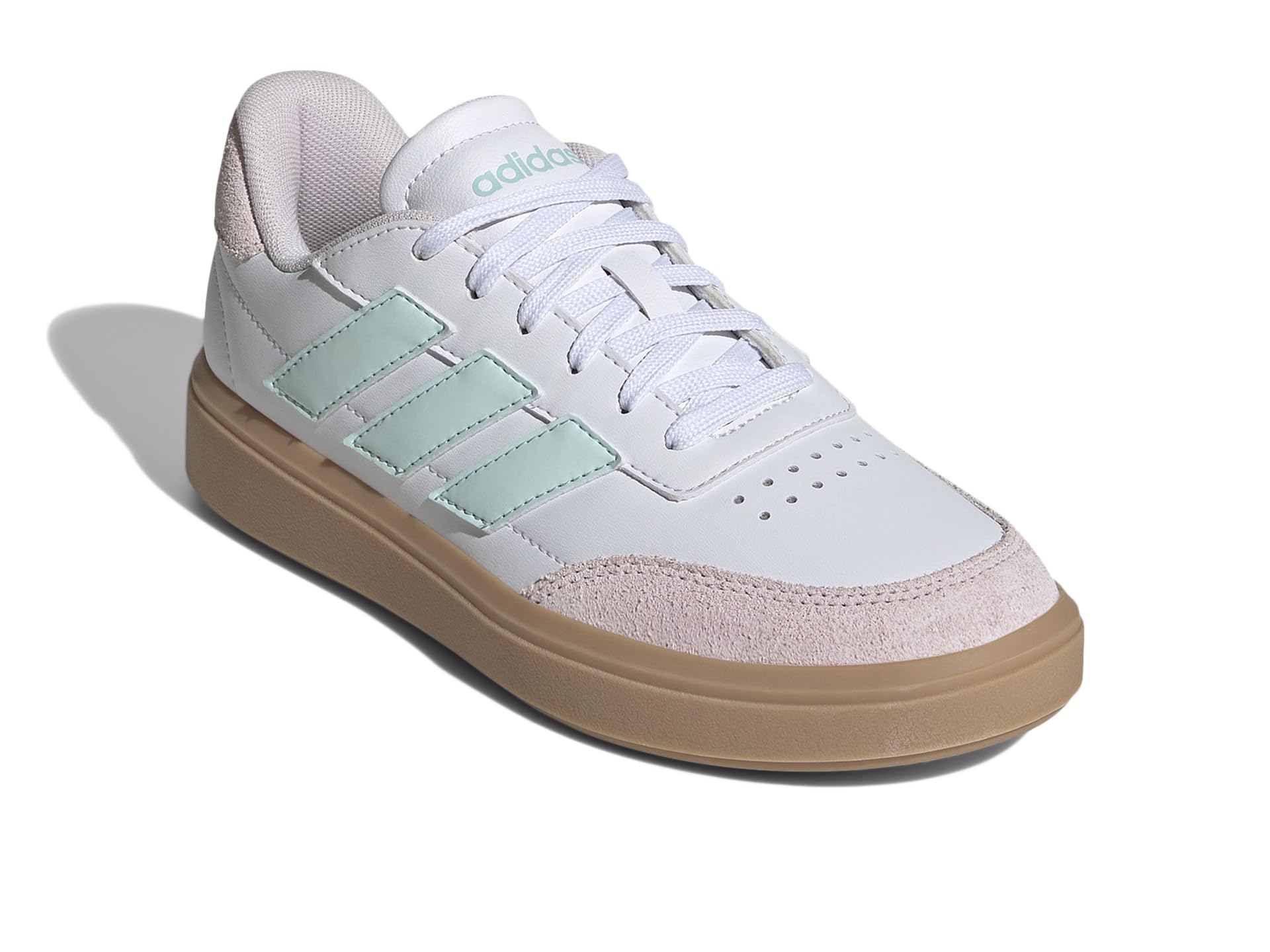 

Кроссовки Adidas Kids Court Block Shoes, White/Halo Mint/Almost Pink