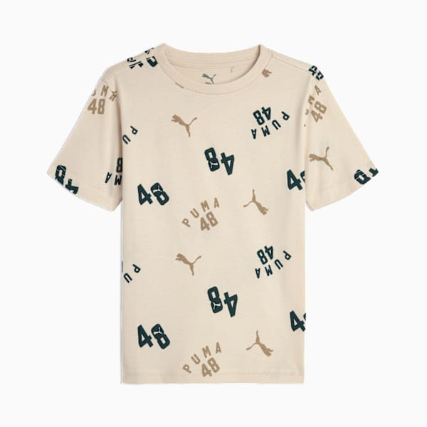 

Модная футболка для маленьких детей Class Pack Puma, бежевый