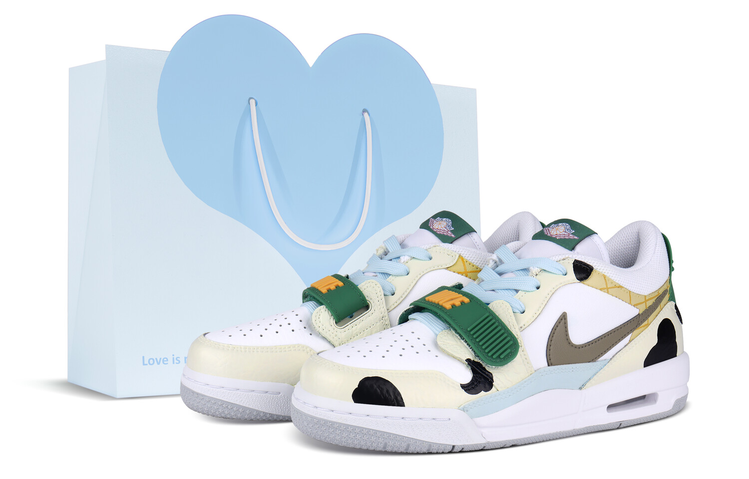 

Кроссовки Jordan Legacy 312 Vintage Basketball Shoes Women's Low-top White, цвет White/Varsity Maize