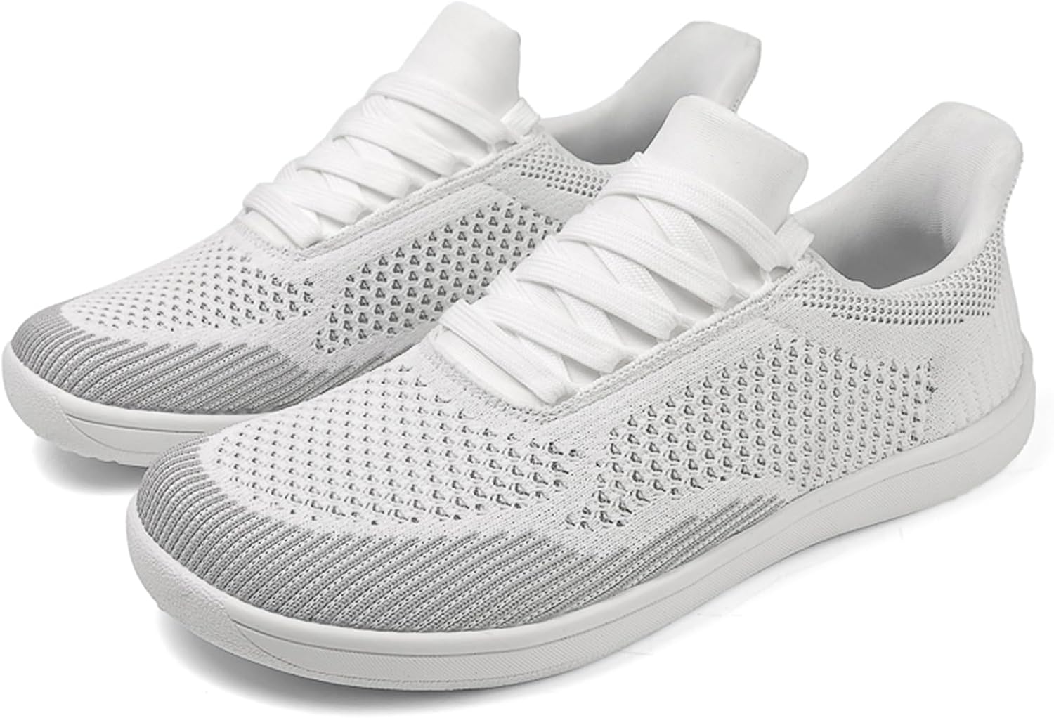 

Мужские и женские кроссовки RUMPRA для ходьбы, с широким носком и нулевым перепадом высоты подошвы, минималистичные кроссовки для походов, спортзала и тренировок, белый